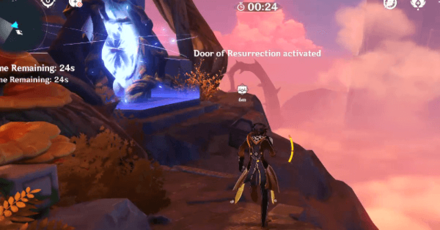 Genshin - Xinyan Domain Conch - Get to the Final Island Area with the Door of Ressurection