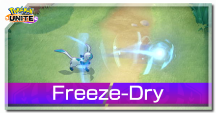 Pokemon UNITE - Glaceon Freeze-Dry Banner