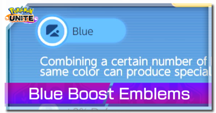 Pokemon UNITE - Blue Boost Emblems Banner.png