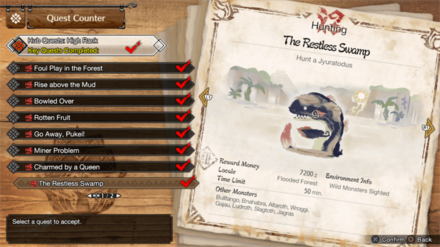 MH Rise Sunbreak - HR 5 Jyuratodus Quest