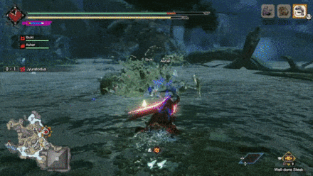 MH Rise Sunbreak - Jyuratodus Breaching Body Slam