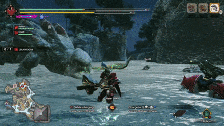 MH Rise Sunbreak - Jyuratodus Mud Shot Belly Flop Combo