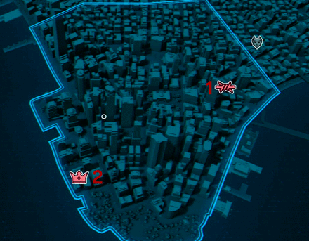 Spider-Man Remastered - Financial District Bases Map.gif