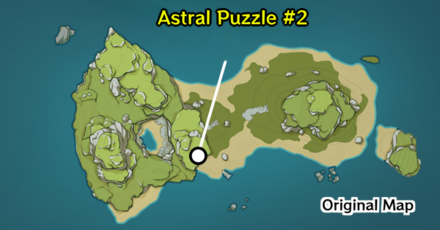 Genshin - Minacious Isle Astral Puzzle #2 - Location