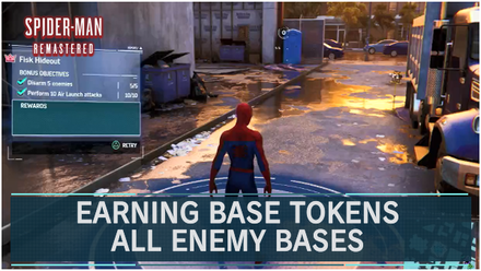 Spider-Man Remastered - All Enemy Base Locations How to Earn Base Tokens