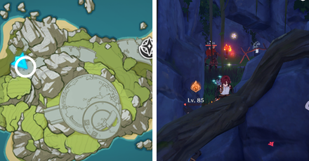 Starlight Coalescence found inside a hole on the wall