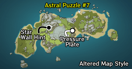 Genshin - Minacious Isle Astral Puzzle #7 - Location