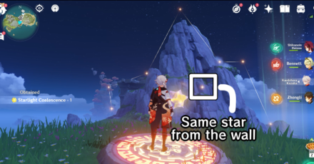 Genshin - Minacious Isle Astral Puzzle #7 - Hint