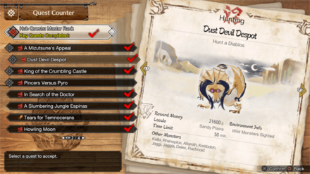 MH Rise Sunbreak - MR 4 Diablos Quest