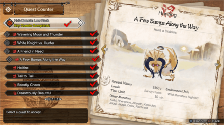 MH Rise Sunbreak - HR 3 Diablos Quest