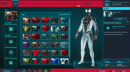 All Suit Powers Spider-Man