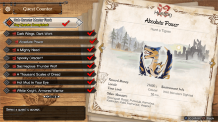 MH Rise Sunbreak - MR 4 Tigrex Quest