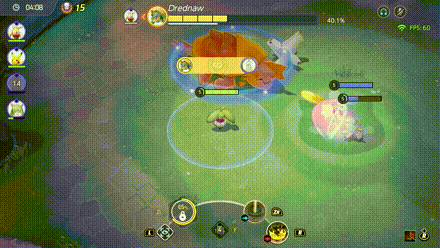 Pokemon UNITE - Boss Rush Drednaw Hydro Pump.gif