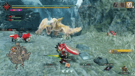 MH Rise Sunbreak - Tigrex Leaping Foreleg Slam