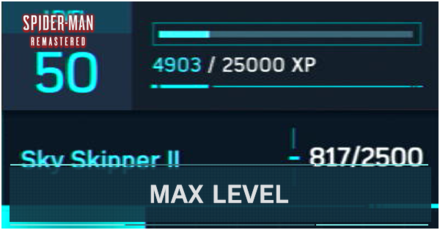 Spider-Man Remastered - What is the Max Level