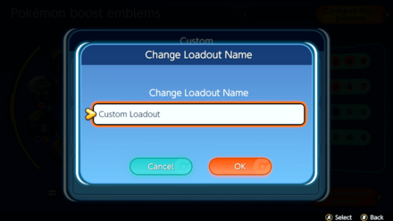 Pokemon UNITE - Boost Emblems - Select the Name Field.png