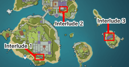 Genshin - Drama Phantasmagoria - Interlude Locations