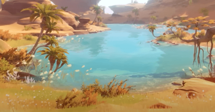 Genshin - Sumeru Desert Oasis