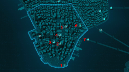 Financial District Landmark Map