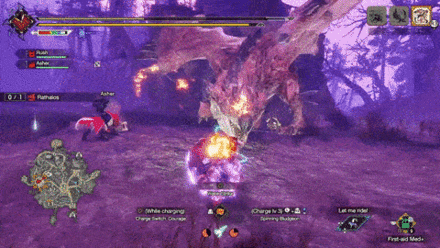 MH Rise Sunbreak - Rathalos Biting Fire Breath Combo