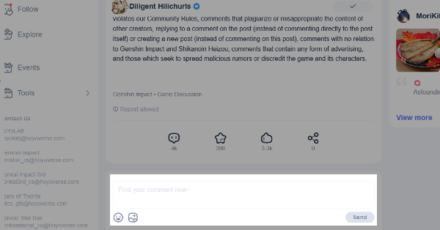 Genshin - Heizou Community Event - how to participate
