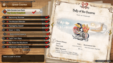 MH Rise Sunbreak - HR 3 Anjanath Quest