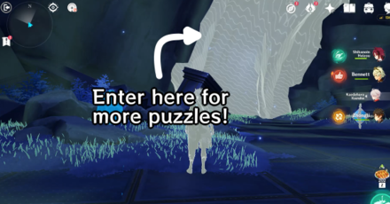 Genshin - Astral Puzzle Door 3 Secret Area