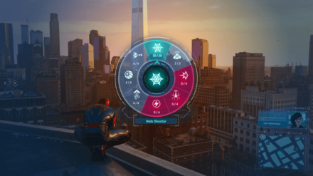 Hold L1 to access all available Gadgets