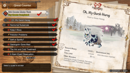 MH Rise Sunbreak - MR 3 Goss Harag Quest