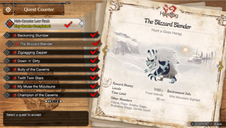 MH Rise Sunbreak - HR 3 Goss Harag Quest