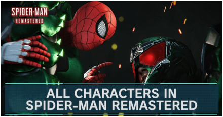 All Characters in Spider-Man Remastered