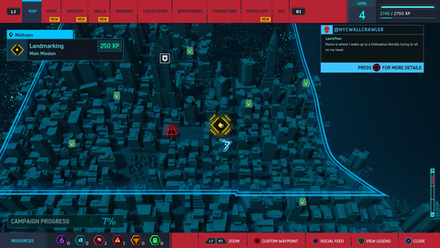 Landmarking Map view