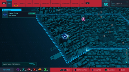 Spider-Man Remastered - Like a Fiddle Map