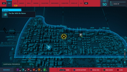 Spider-Man Remastered - The Bar With No Name Map