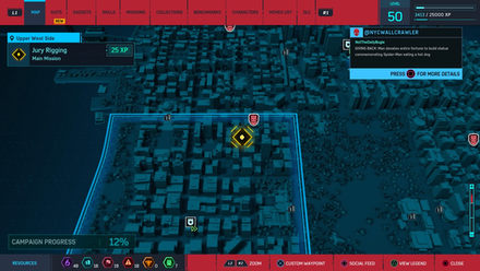 Spider-Man Remastered - Jury Rigging Map