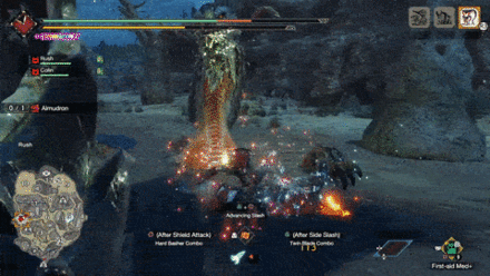 MH Rise Sunbreak - Almudron Retreating Tail Slam