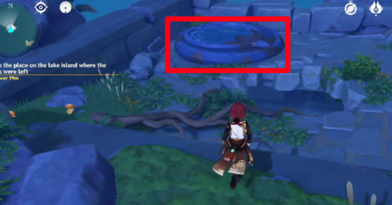 Genshin - Thus Was the Work Done in Vain - Use Blue Platform