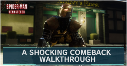 A Shocking Comeback walkthrough