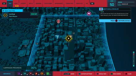 Spider-Man Remastered - Lockup Map