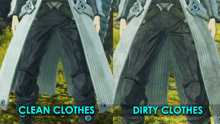 Xenoblade Chronicles 3 - Dirty vs Clean Clothes