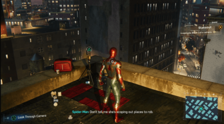 Press Triangle to use the scope