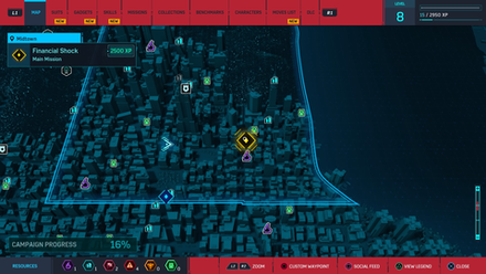 Financial Shock Map View