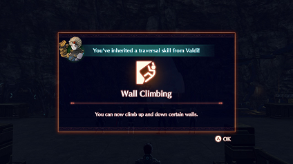 Unlock the Traversal skill Wall Climbing