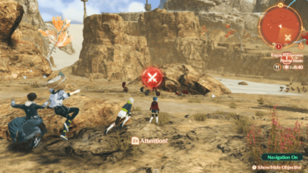 enemy territory fight - Xenoblade Chronicles 3