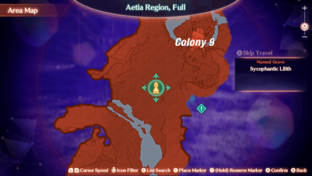 Xenoblade 3 - Sycophantic Lilith Map Location