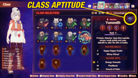 Xenoblade Chronicles 3 - Pay Attention to Class Aptitude
