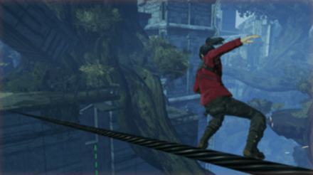 Xenoblade 3 - Rope Sliding