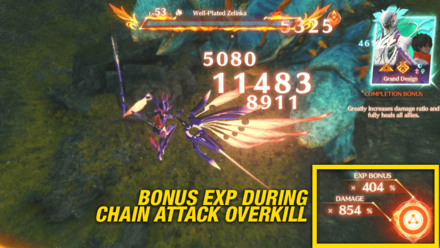 Xenoblade Chronicles 3 - Bonus EXP from Overkill