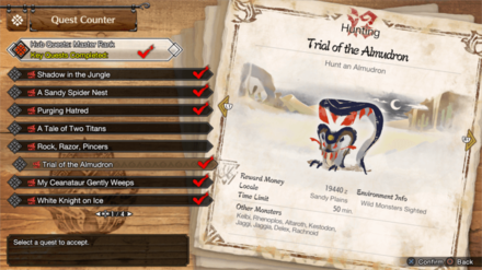 MH Rise Sunbreak - MR 3 Almudron Quest