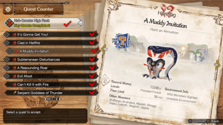 MH Rise Sunbreak - HR 7 Almudron Quest